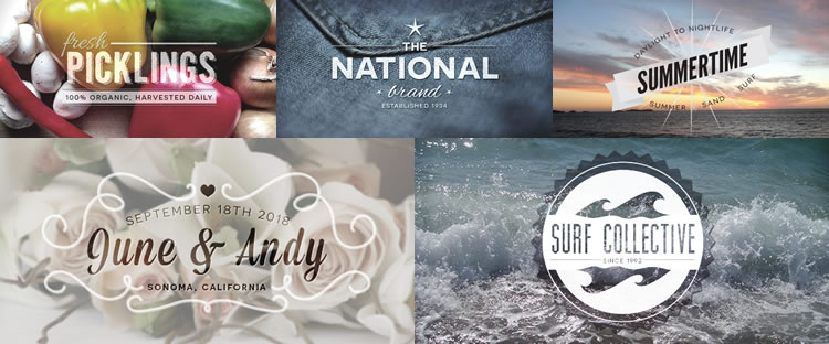 精致有型!15组复古LOGO和徽章模板免费打包下载