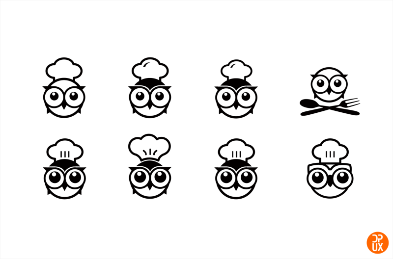 LOGO案例实战!大众点评智慧餐厅Logo设计全过程总结