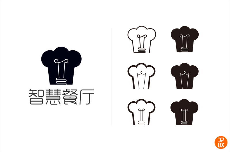 LOGO案例实战!大众点评智慧餐厅Logo设计全过程总结