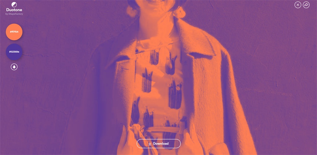 神器集大成者!自动LOGO 设计、一键双色调、配色方案全都有!